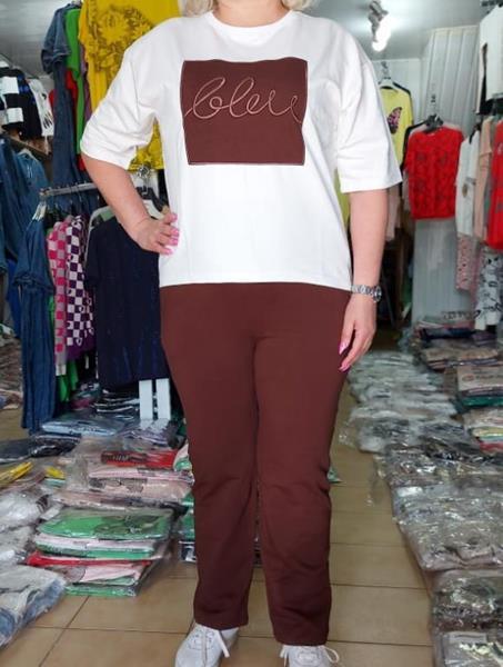 Костюм Julia (S-XL) JL98 brown (лето)