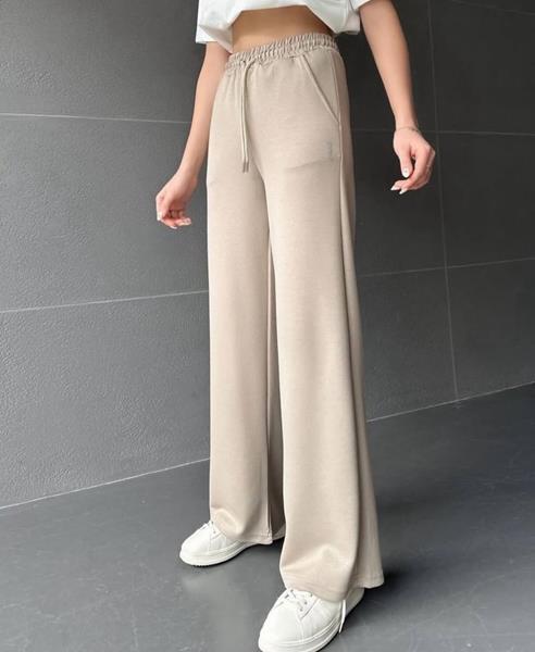 Штаны спорт Lora (S-XL) LR245 beige (деми)