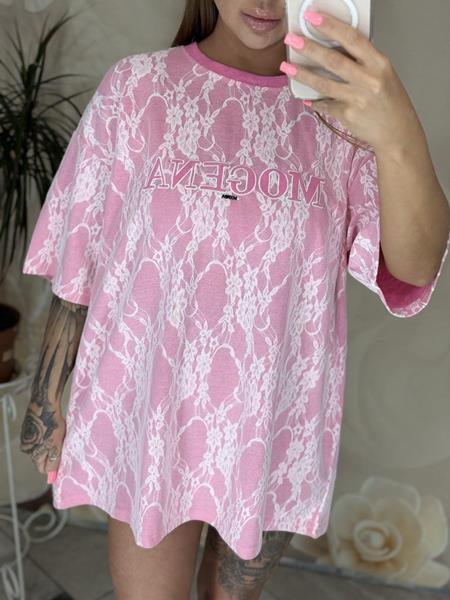 Футболка Lora (one size) LR247 pink (лето)