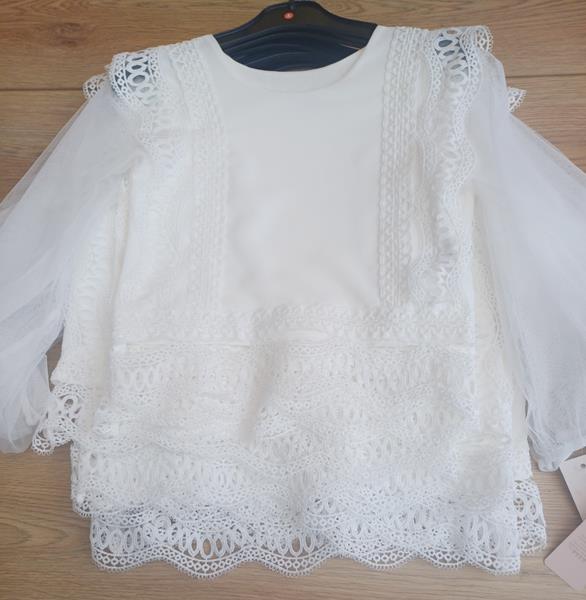 Блузка Emir kids (6-14) 38 white (деми)