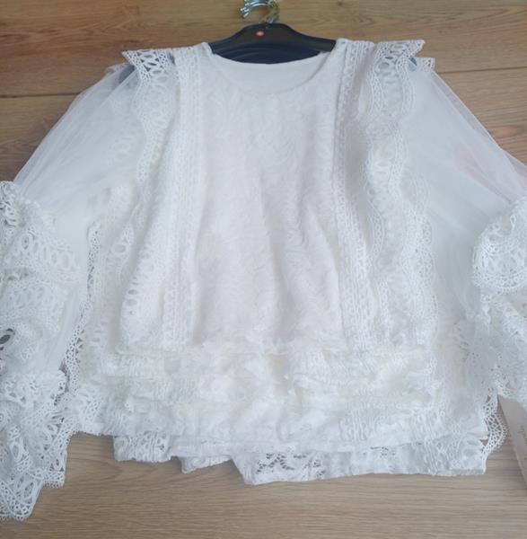 Блузка Emir kids (6-14) 39 white (деми)