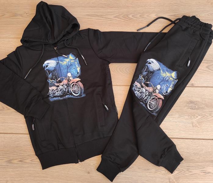 Костюм спорт Emir kids (110-134) 183 black (деми)