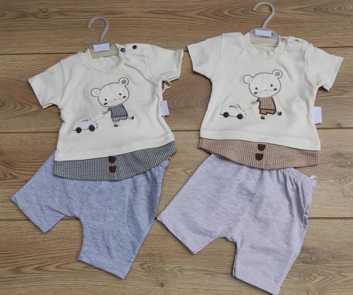 Костюм Emir kids (0.3-0.9) 384 grey (лето)