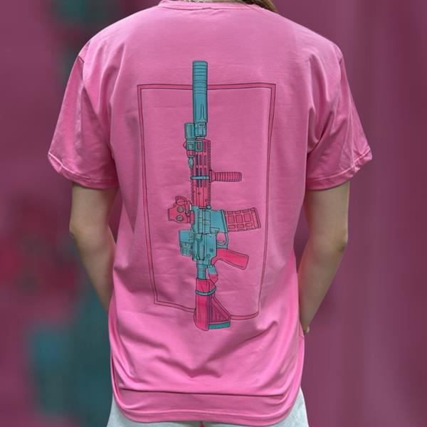 Футболка Madoka (M-3XL) 1127 pink (деми)