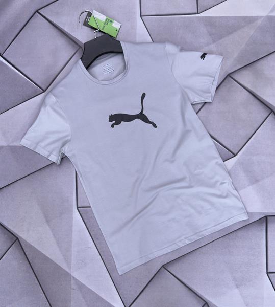 Футболка Rassul (S-2XL) 6417 l.grey (лето)