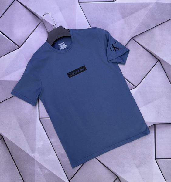 Футболка Rassul (S-2XL) 6466 blue (лето)