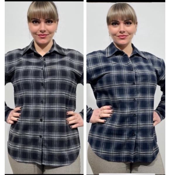 Рубашка BASE (2XL-5XL) 505+ black (деми)