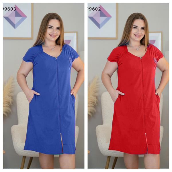 Халат Dra Gon (L-2XL) 299602 red (лето)