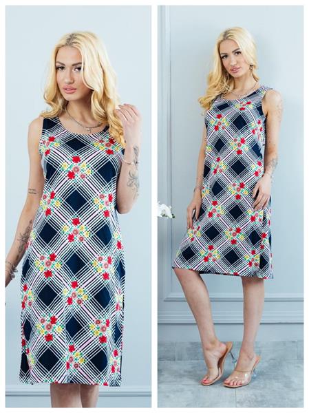 Сарафан Dra Gon (M-2XL) 21150 navy (лето)