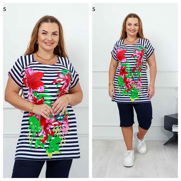 Костюм Dra Gon (XL-4XL) 17505 navy (лето)