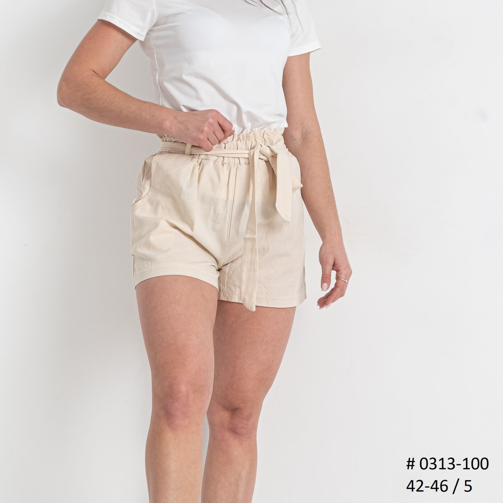 Шорты Modnulya (42-46) 0313-100 beige (лето)