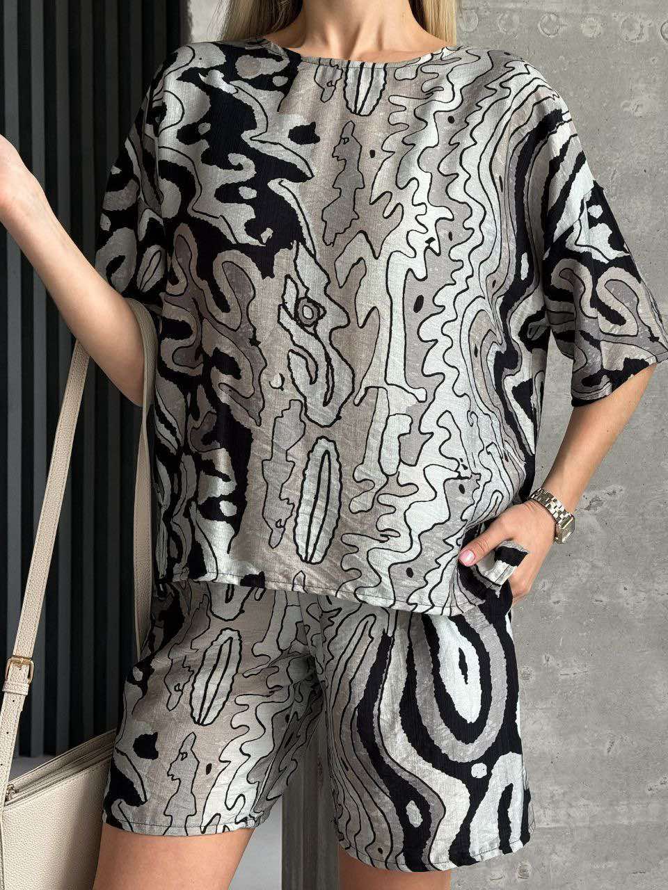 Костюм Modnulya (42-52) 037 grey (лето)