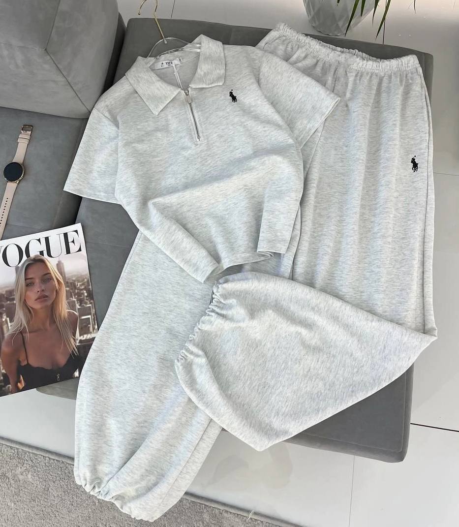 Костюм спорт Modnulya (42-48) 0582 grey (лето)