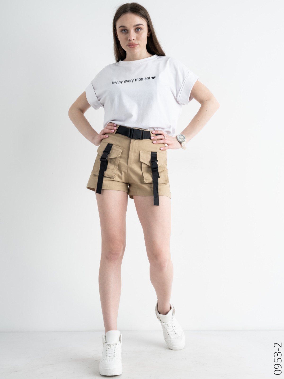 Шорты Modnulya (44-48) 0953-2 beige (лето)