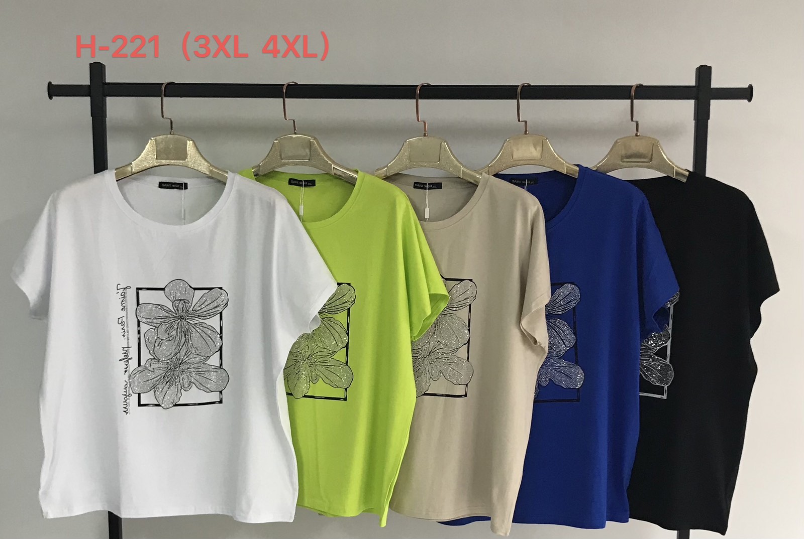 Футболка Modnulya (3XL-4XL) H221 mix (лето)