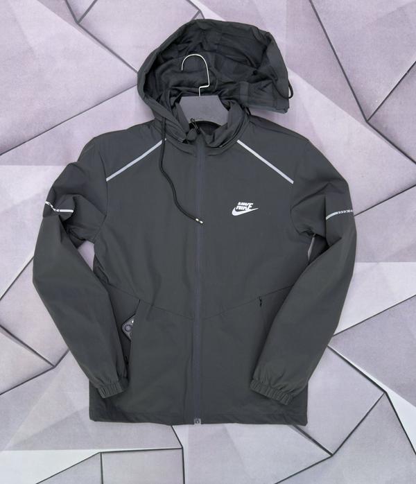 Ветровка LiOpt (M-3XL) L5 d.grey (деми)