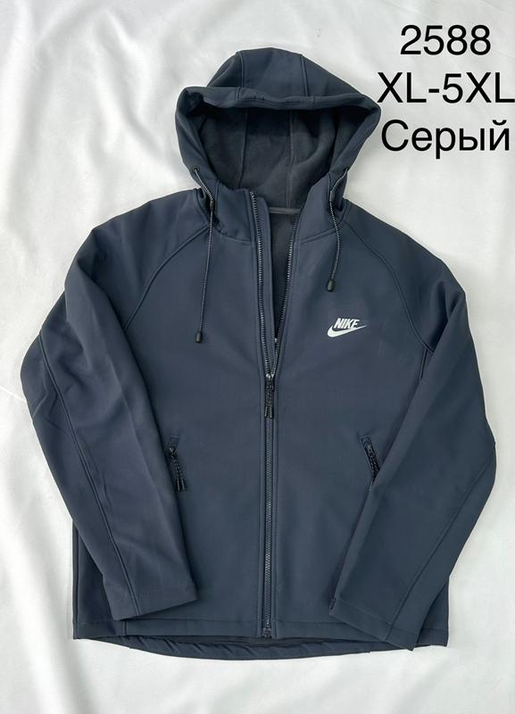 Ветровка LiOpt (M-3XL) 2588 d.grey (деми)