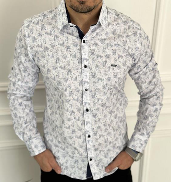 Рубашка Nik (M-3XL) 56426 white (деми)
