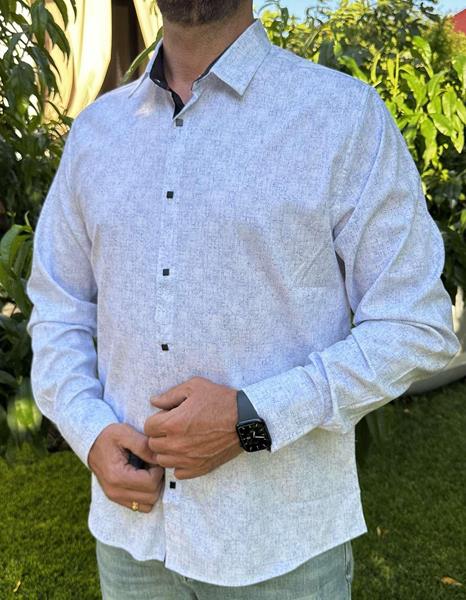 Рубашка Nik (3XL-6XL) 56445 white (деми)