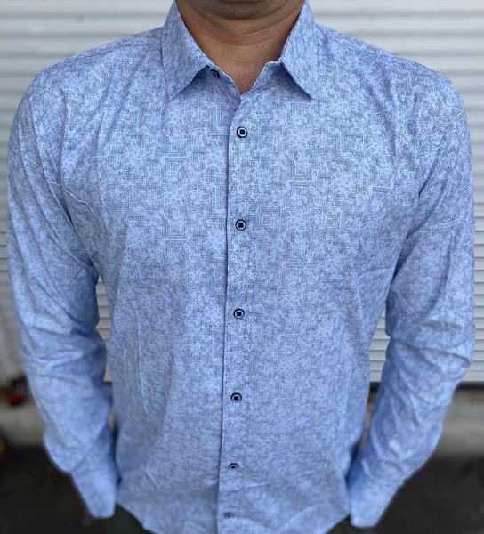 Рубашка Nik (M-2XL) 56451 l.blue (деми)