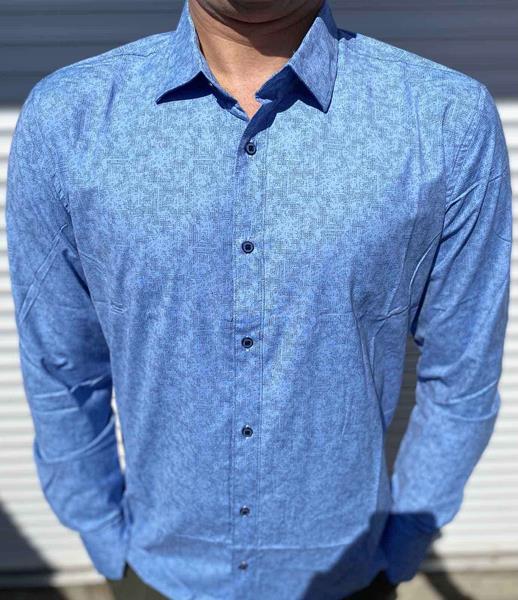 Рубашка Nik (M-2XL) 56452 l.blue (деми)