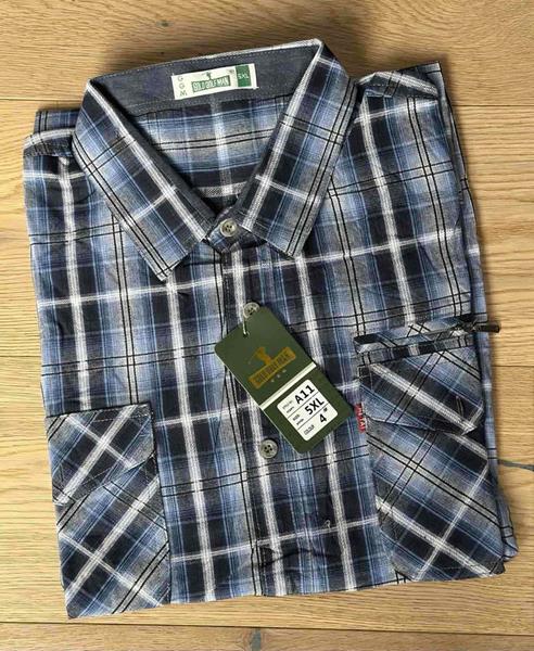 Рубашка Nik (XL-5XL) A11 blue (деми)