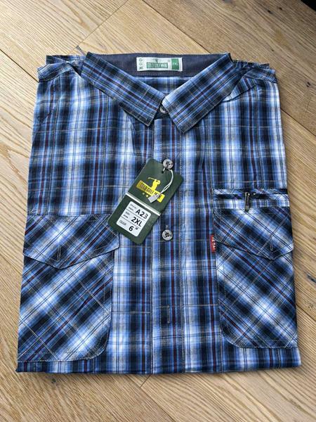 Рубашка Nik (XL-5XL) A23 blue (деми)