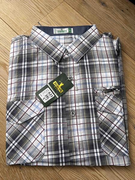 Рубашка Nik (XL-5XL) A23 grey (деми)