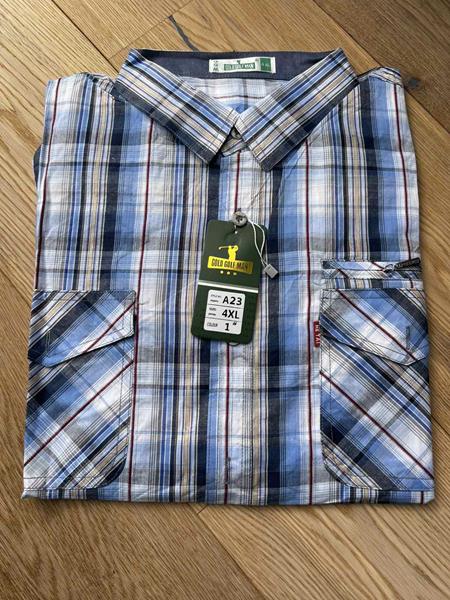 Рубашка Nik (XL-5XL) A23 l.blue (деми)