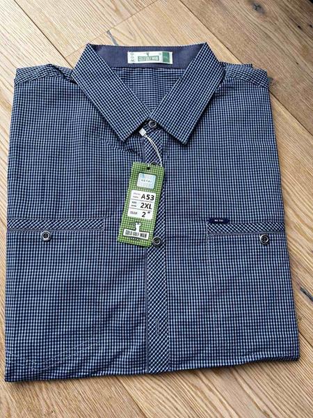 Рубашка Nik (XL-5XL) A53-1 navy (деми)