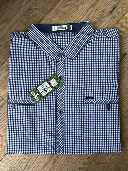 Рубашка Nik (XL-5XL) A55 blue (деми)