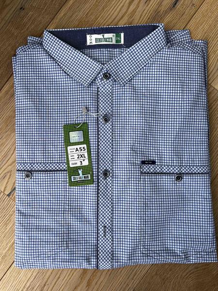 Рубашка Nik (XL-5XL) A55 l.blue (деми)