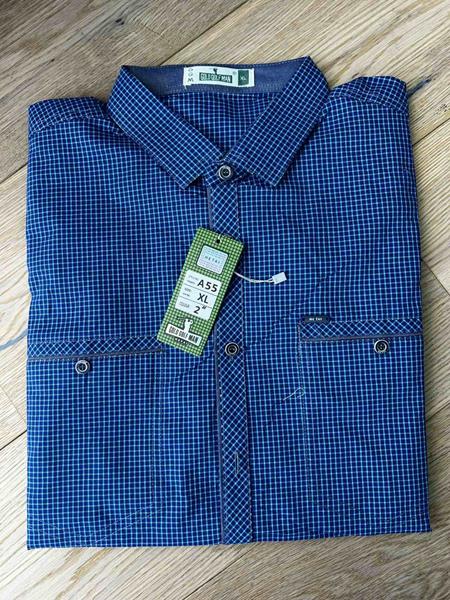 Рубашка Nik (XL-5XL) A55-2 blue (деми)
