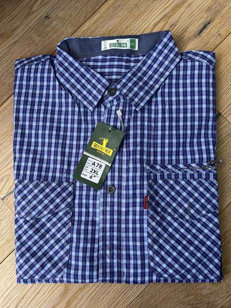 Рубашка Nik (XL-5XL) A78 blue (деми)
