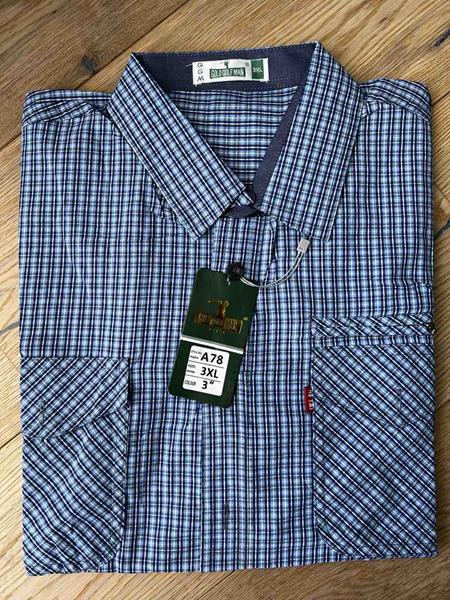 Рубашка Nik (XL-5XL) A78 l.blue (деми)