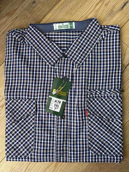 Рубашка Nik (XL-5XL) A78 navy (деми)