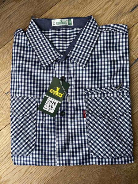Рубашка Nik (XL-5XL) A78-1- navy (деми)