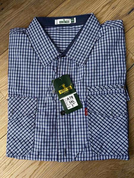 Рубашка Nik (XL-5XL) A78-2 navy (деми)