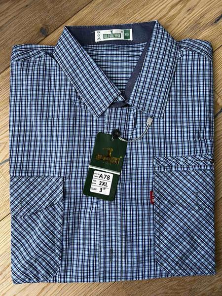 Рубашка Nik (6XL-10XL) AA78 l.blue (деми)