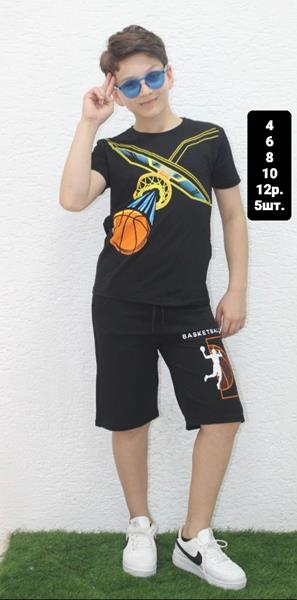 Костюм AMZ (4-12) AZ122 black (лето)