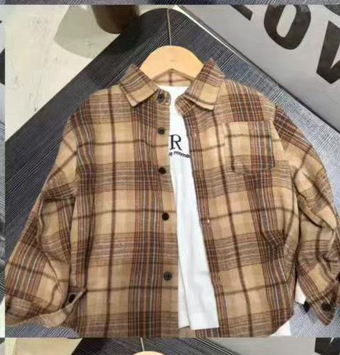Рубашка Фунтик (5-9) 7727 beige-brown (деми)