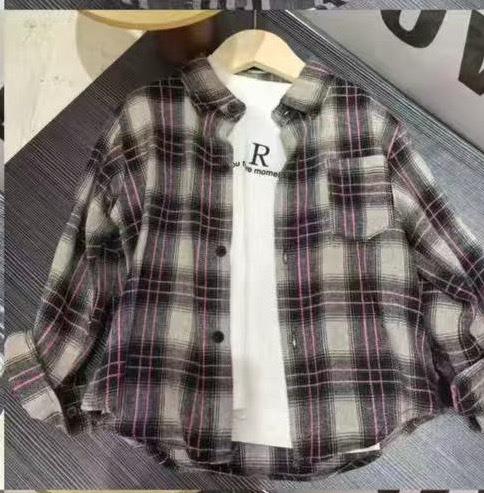 Рубашка Фунтик (5-9) 7727 khaki (деми)