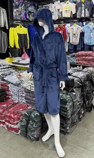 Халат Fili kids (9-13) FK1292 navy (зима)