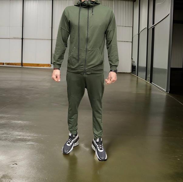 Костюм спорт MirWear (M-3XL) 02 green (деми)