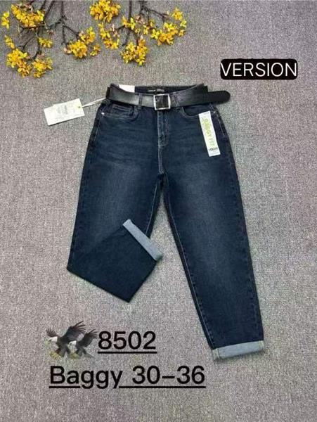 Джинсы Lin (30-36) 8502 blue (деми)