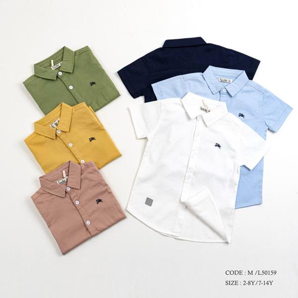 Рубашка Meloria (2-8) 50159-1 khaki (лето)