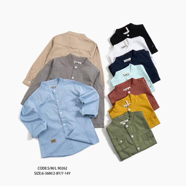 Рубашка Meloria (2-8) 90262-1 khaki (деми)