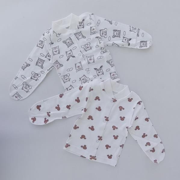 Кофта Meloria (56-80) ML1680 white-brown (деми)