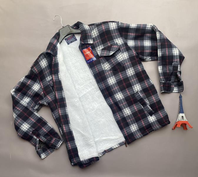 Рубашка Verton (M-4XL) VR64 black (зима)