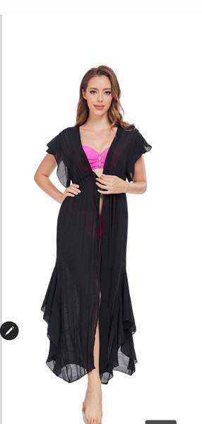 парео Karon (one size) 1-809 black (лето)